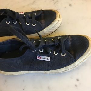 Navy Superga Sneakers